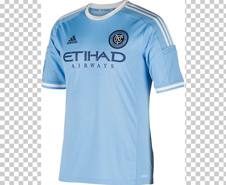 New York City FC MLS T-shirt Manchester City F.C. PNG, Clipart, Active Shirt, Adidas, Blue, Brand, Clothing Free PNG Download
