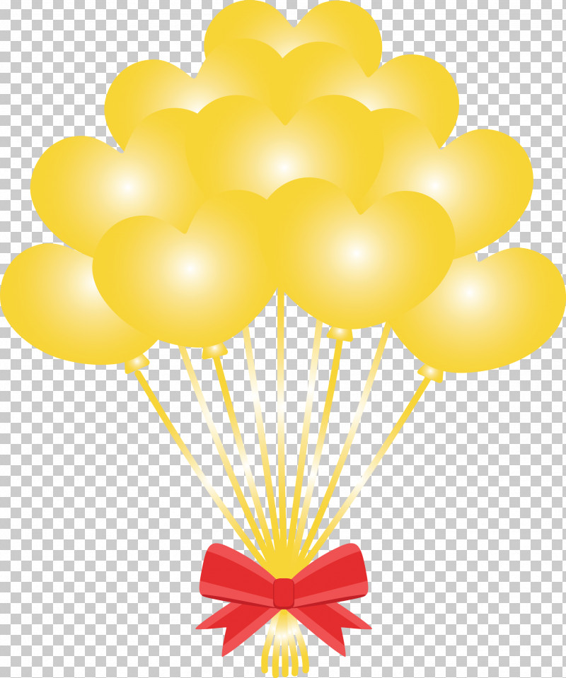Balloon PNG, Clipart, Balloon, Party Supply, Yellow Free PNG Download