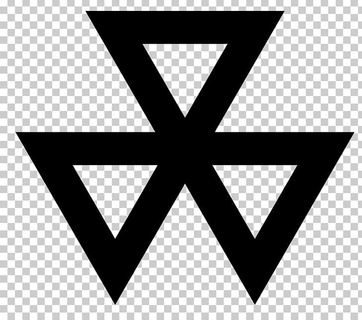 Symbol Valknut Led Zeppelin IV Odin PNG, Clipart, Angle, Black, Black And White, Brand, Building Free PNG Download