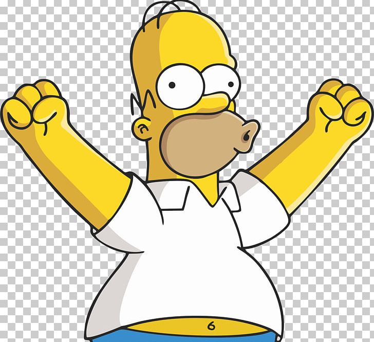 Homer Simpson Mr. Burns Waylon Smithers Maggie Simpson Lisa Simpson PNG, Clipart, Area, Beak, Bird, Ducks Geese And Swans, Finger Free PNG Download