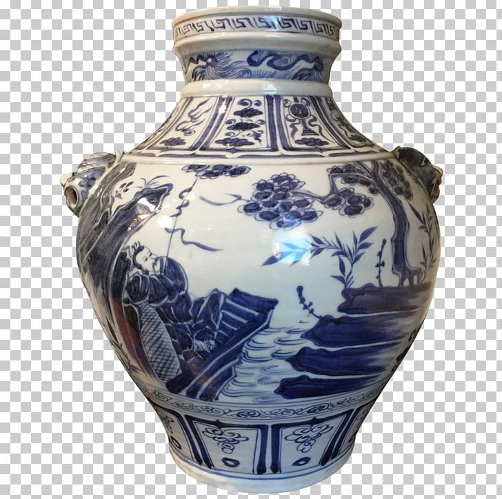 Vase Blue And White Pottery Ceramic Cobalt Blue PNG, Clipart, Acremic Jar, Artifact, Blue, Blue And White Porcelain, Blue And White Pottery Free PNG Download