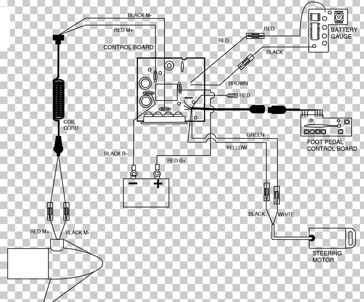 Battery Charger Wiring Diagram Trolling Motor Electric Motor PNG, Clipart, Ac Power Plugs And Sockets, Angle, Area, Battery Charger, Black And White Free PNG Download