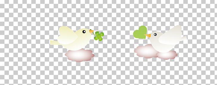 Cute Little Birds Pass Each Other Keepsake PNG, Clipart, Birds, Cartoon, Clover, Creative Valentines Day, Curtain Free PNG Download