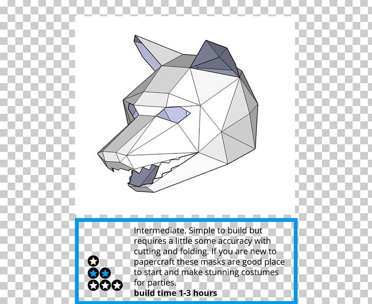 Paper Model Wintercroft Mask Dobermann PNG, Clipart, Angle, Area, Art, Cardboard, Diagram Free PNG Download
