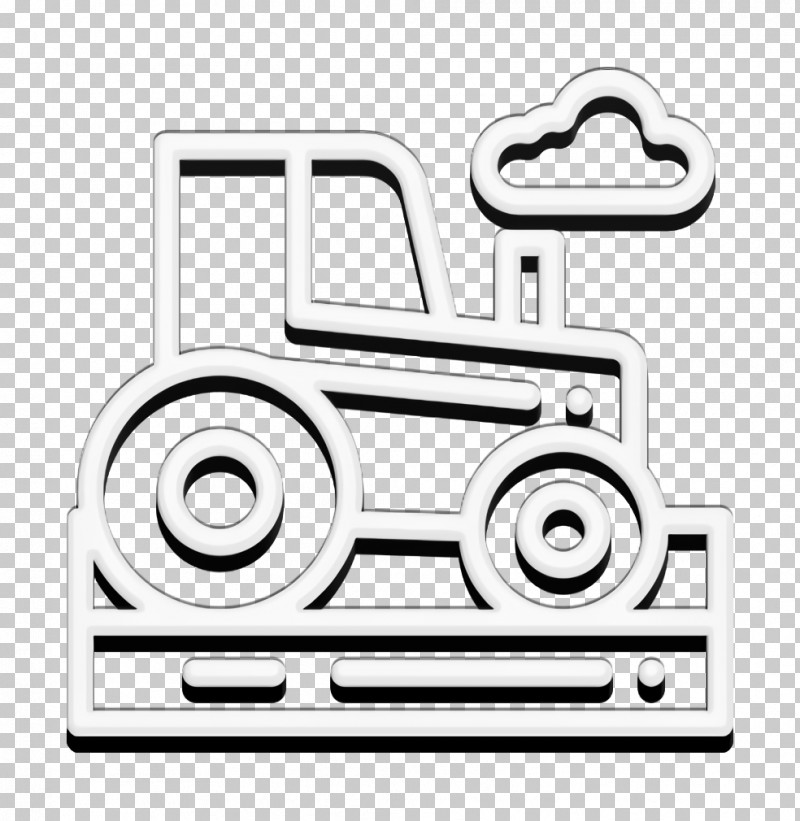 In The Village Icon Tractor Icon PNG, Clipart, Automobile Engineering, Black And White, Chemical Symbol, In The Village Icon, Line Free PNG Download