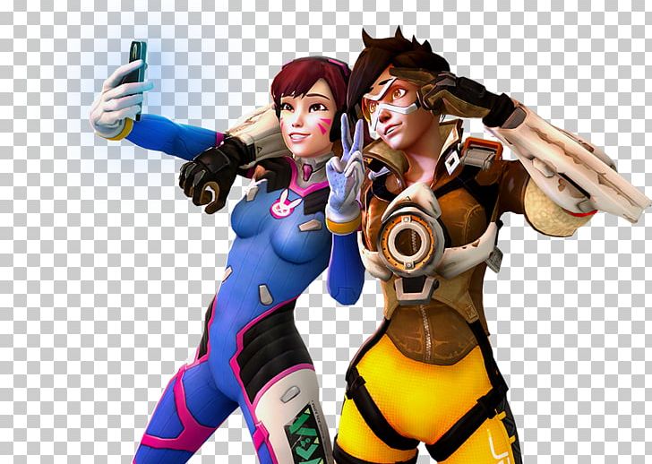 video game characters, Overwatch, Tracer (Overwatch), white background,  simple background