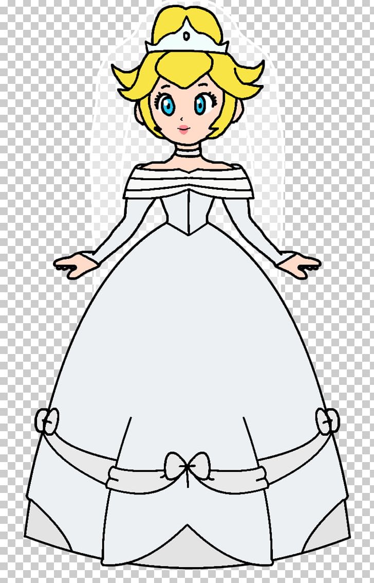 Princess Peach Wedding Dress Super Mario Odyssey Minnie Mouse PNG, Clipart, Art, Artwork, Ball Gown, Black And White, Bride Free PNG Download