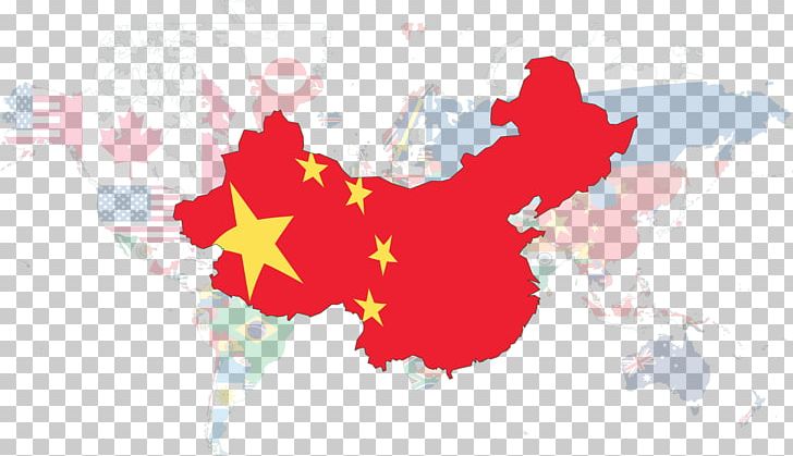 Flag Of China Map PNG, Clipart, China, Chinese Art, Computer Wallpaper, Flag, Flag Of China Free PNG Download
