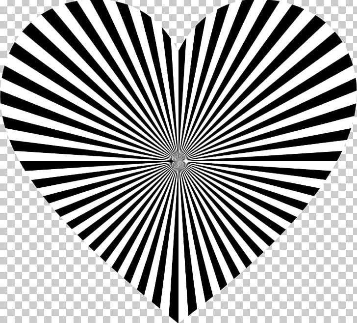 Optical Illusion Optics Stereogram PNG, Clipart, Black, Black And White, Circle, Gdj, Heart Free PNG Download