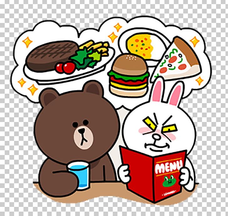 Brown Bear Japanese Cuisine LINE Food PNG, Clipart, Animals, Anime, Area, Artwork, Bear Free PNG Download
