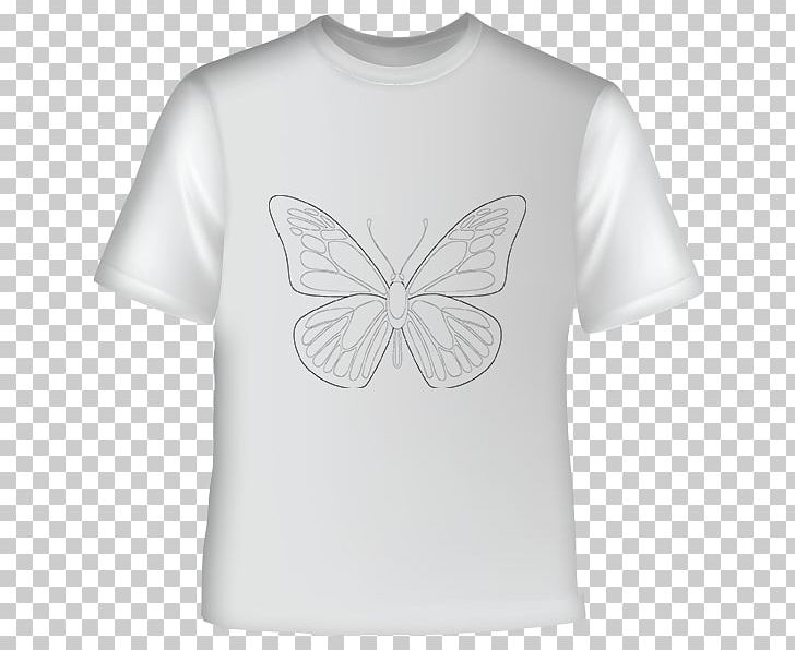 T-shirt Coloring Book Sleeve Polo Shirt PNG, Clipart, Angle, Book, Butterfly, Child, Clothing Free PNG Download