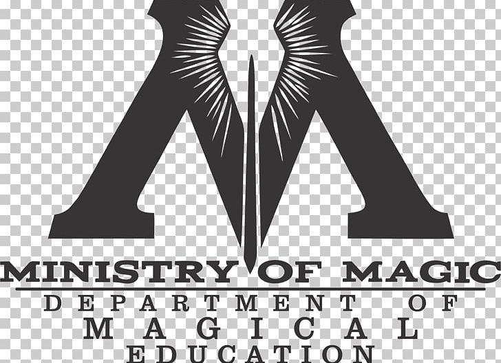 Ministry Of Magic Logo Harry Potter (Literary Series) Hogwarts School Of Witchcraft And Wizardry PNG, Clipart, Black, Black And White, Brand, Education, Formal Wear Free PNG Download