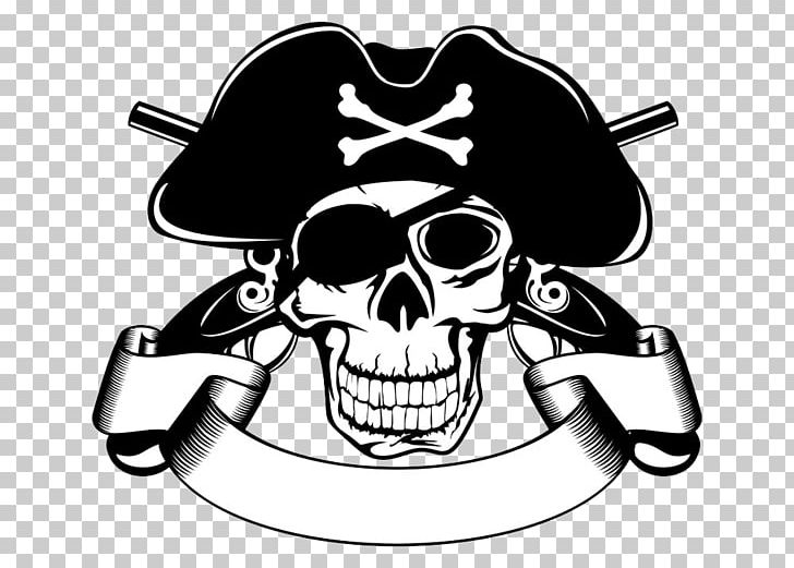 Piracy Skull Stock Illustration PNG, Clipart, Black And White, Encapsulated Postscript, Happy Birthday Vector Images, Human Skull Symbolism, Jolly Roger Free PNG Download