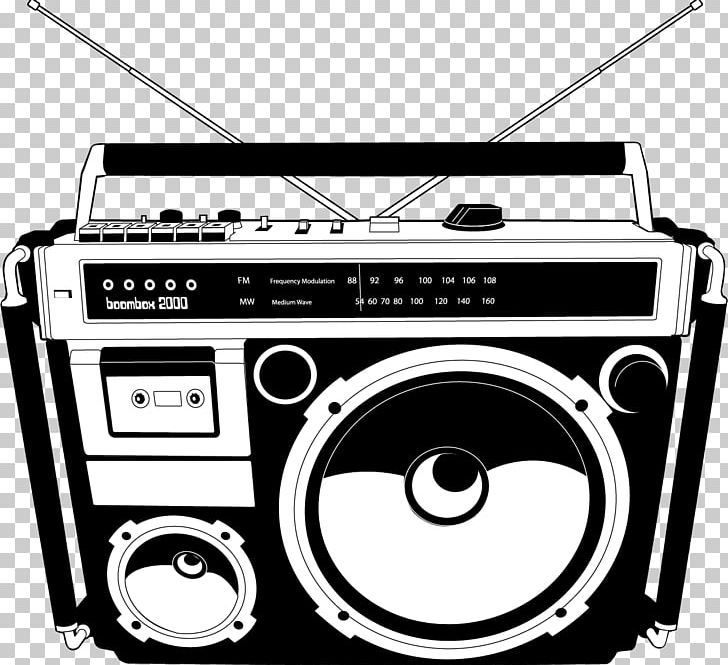 1980s Boombox Compact Cassette PNG, Clipart, Electronics, Encapsulated Postscript, Handpainted Flowers, Happy Birthday Vector Images, Media Player Free PNG Download
