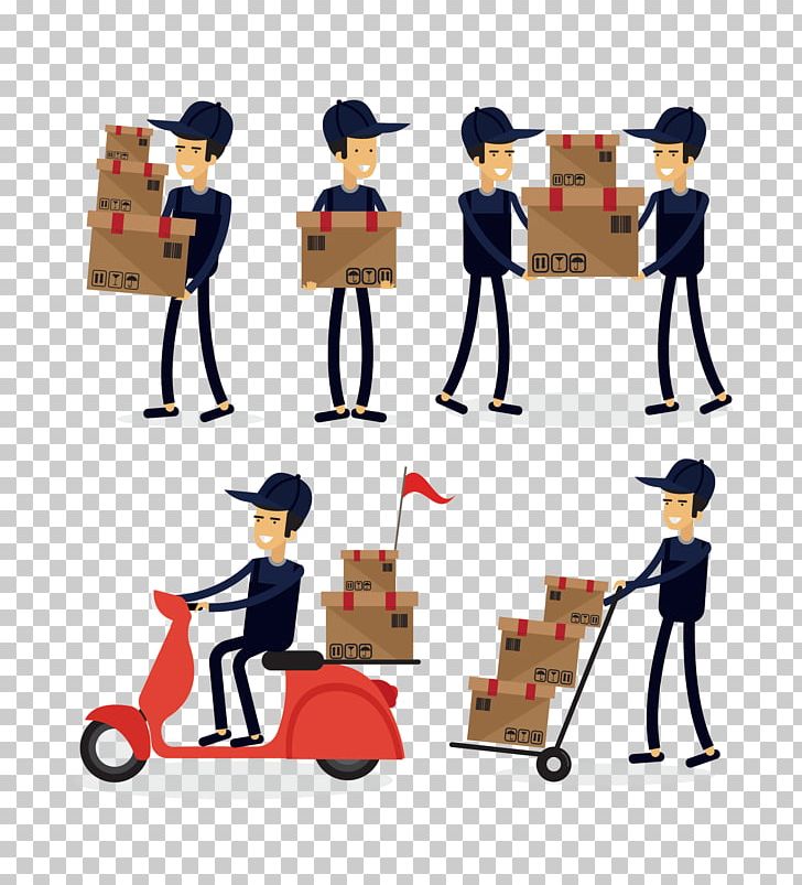 Courier Delivery Mail Carrier Logistics PNG, Clipart, Art, Cartoon, Cdr, Cities, City Free PNG Download