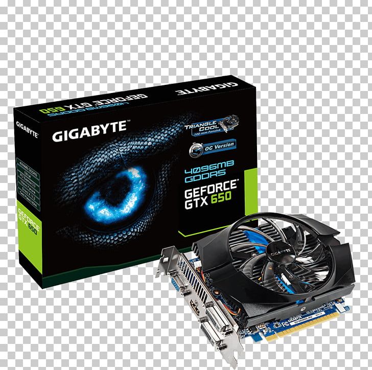 Graphics Cards & Video Adapters GDDR5 SDRAM NVIDIA GeForce GTX 650 Gigabyte Technology PNG, Clipart, Cable, Compute, Computer Component, Electronic Device, Electronics Free PNG Download