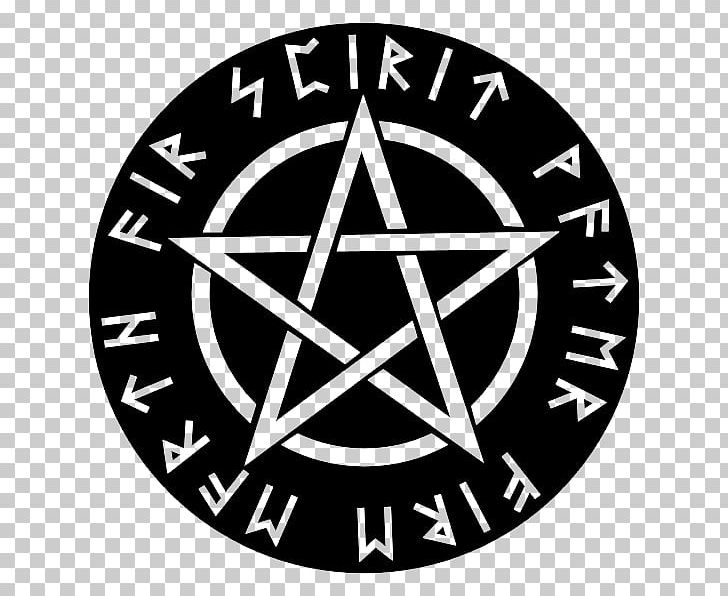 Wicca Pentacle Pentagram Witchcraft Runes PNG, Clipart, Air, Area, Black And White, Brand, Circle Free PNG Download