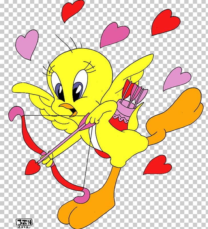 Tweety Cartoon Cupid Drawing PNG, Clipart, Animation, Area, Art, Artwork, Cartoon Free PNG Download
