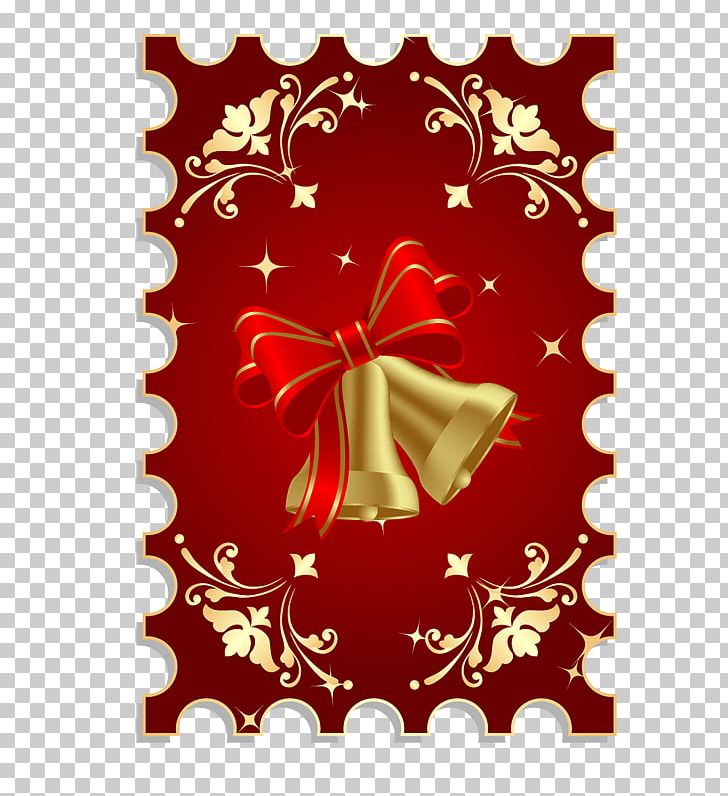 Christmas Gift Christmas Gift Postage Stamp PNG, Clipart, Alarm Bell, Art, Bell, Bells, Christmas Free PNG Download