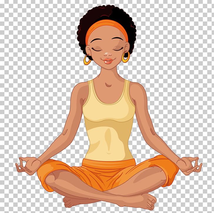 Yoga Lotus Position African American PNG, Clipart, Abdomen, Arm, Asana, Black Hair, Business Woman Free PNG Download