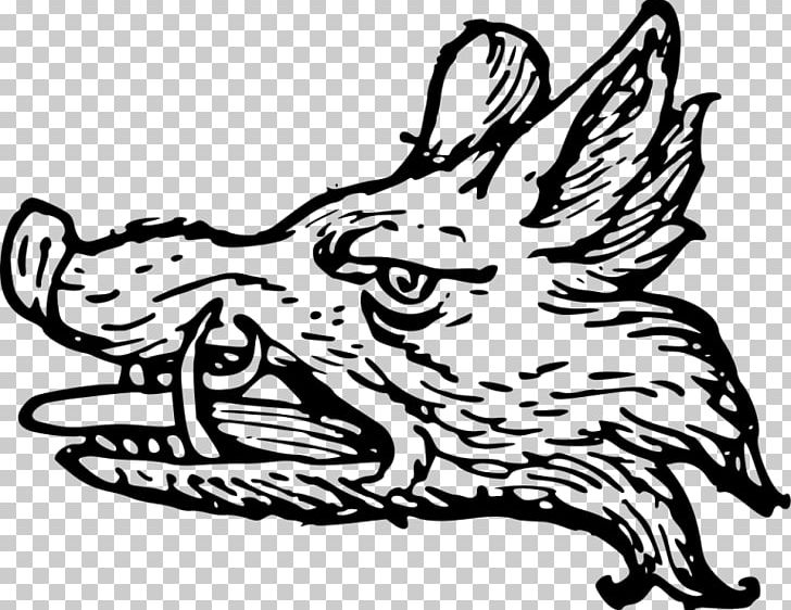 Wild Boar Earth Eagle Brewings Clan Chisholm Heraldry PNG, Clipart, Artwork, Beak, Black, Black And White, Boar Free PNG Download