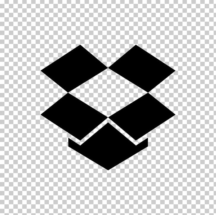 Dropbox Computer Icons File Sharing File Hosting Service PNG, Clipart, Angle, Black, Black And White, Blog, Box Free PNG Download