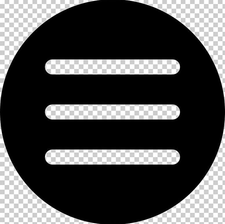 Hamburger Button Computer Icons Encapsulated PostScript PNG, Clipart, Black And White, Button, Circle, Computer Icons, Download Free PNG Download