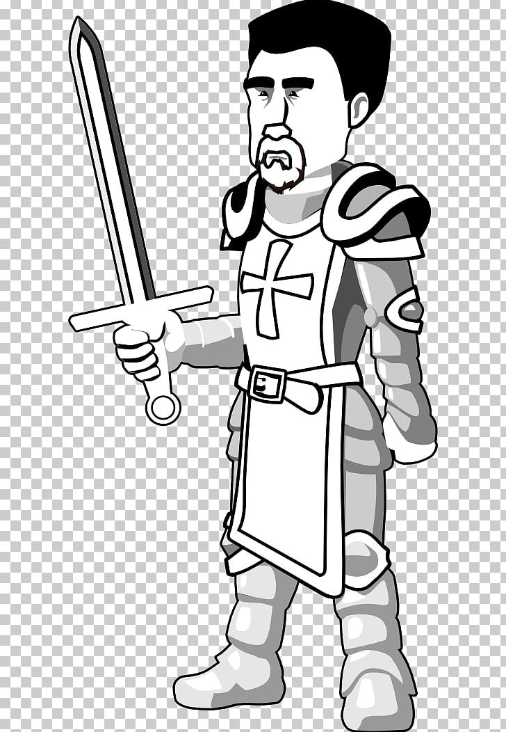 Knight Black And White Free Content PNG, Clipart, Area, Arm, Art, Artwork, Black And White Free PNG Download