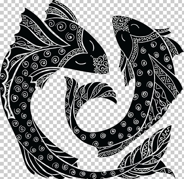 Pisces Astrological Sign Symbol Zodiac Astrology PNG, Clipart, Art, Astrological Sign, Astrological Symbols, Astrology, Black And White Free PNG Download