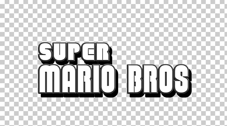 Super Mario Bros. 3 New Super Mario Bros Logo PNG, Clipart, Area, Black And White, Brand, Game Boy Advance, Gaming Free PNG Download