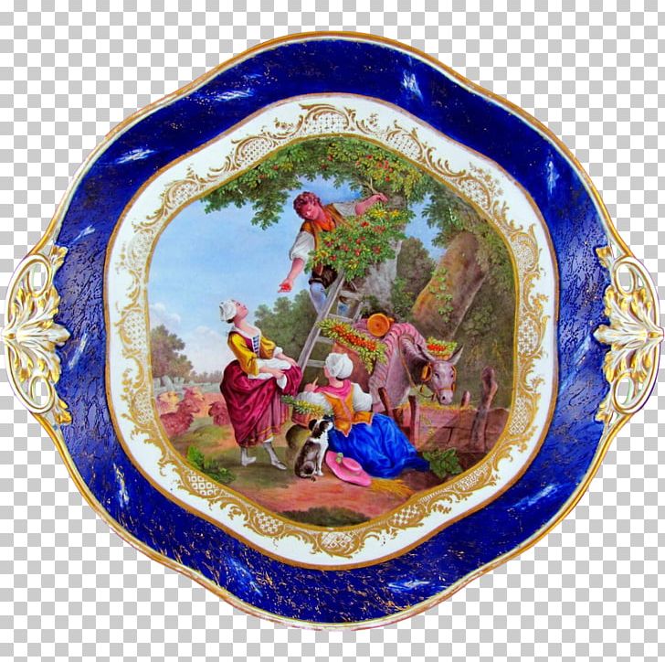 Manufacture Nationale De Sèvres French Porcelain Plate Pottery PNG, Clipart, Antique, Centrepiece, Ceramic, Cobalt Blue, Craft Free PNG Download