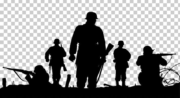 Soldier Silhouette War PNG, Clipart, American Soldier, Black, Black And White, Communication, Conversation Free PNG Download