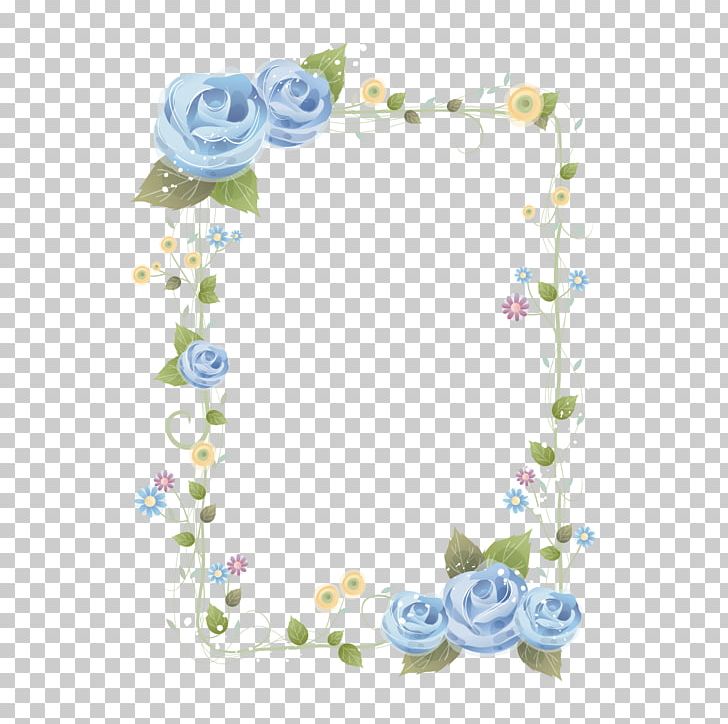 Borders And Frames Paper Flower PNG, Clipart, Blue, Border Frame, Borders And Frames, Flower, Flowers Free PNG Download