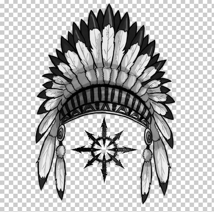 War Bonnet Headgear Native Americans In The United States PNG, Clipart, Black And White, Clip Art, Flower, Flowering Plant, Hat Free PNG Download