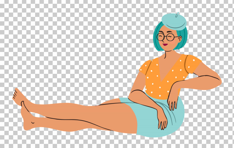 Relaxing Lady Woman PNG, Clipart, Abdomen, Cartoon, Girl, Human, Human Body Free PNG Download