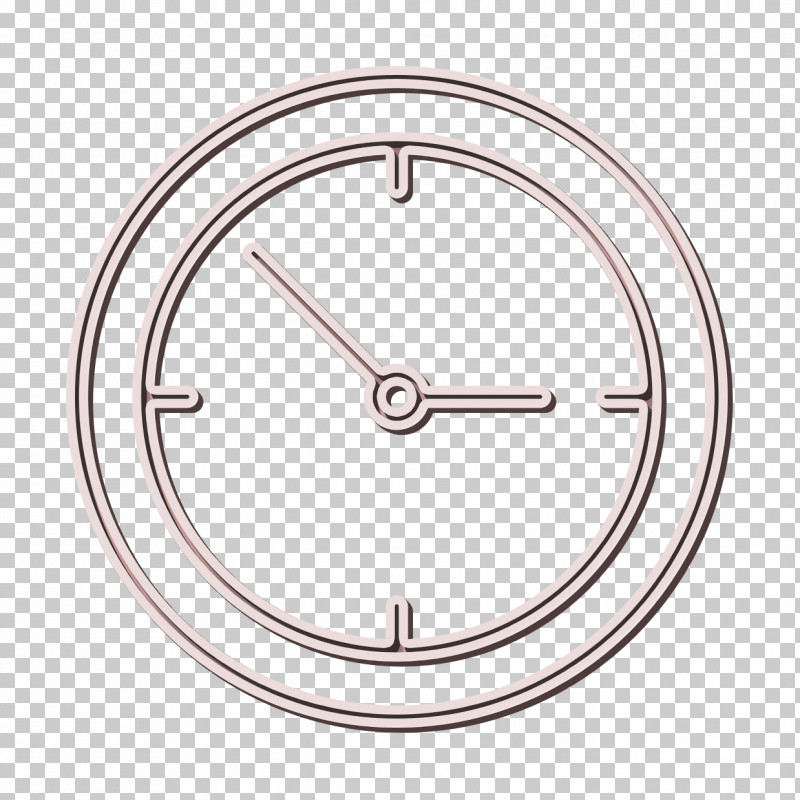 Clock Icon Office Icon PNG, Clipart, Circle, Clock, Clock Icon, Home Accessories, Metal Free PNG Download