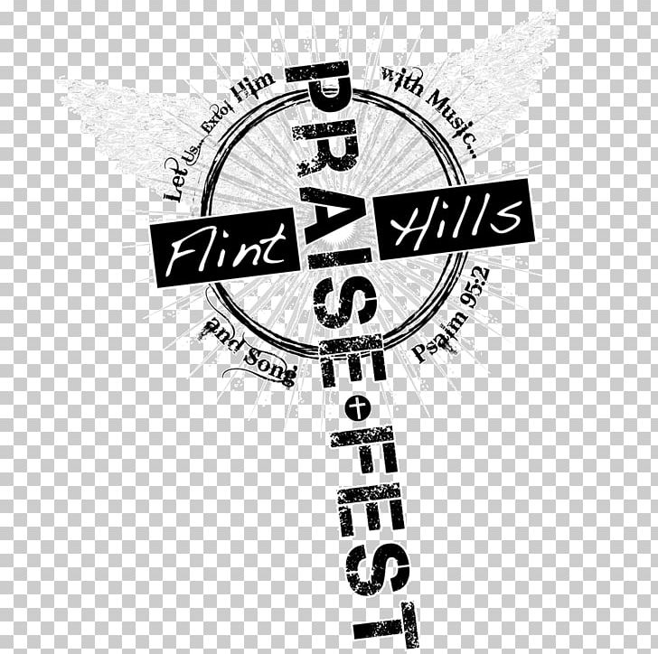 Praisefest Logo Brand Flint Hills Line PNG, Clipart, Black, Black And White, Brand, Crest, Flint Hills Free PNG Download