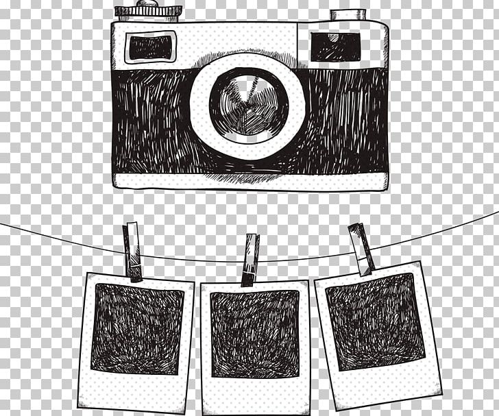 Drawing Camera Photography PNG, Clipart, Art, Automotive Lighting, Black And White, Brand, Camera Free PNG Download