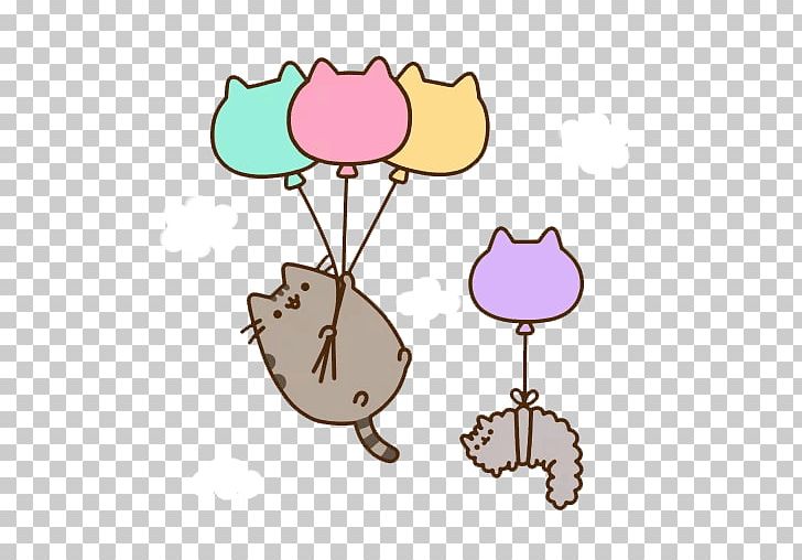 Pusheen Siberian Cat Meow Siblings Day PNG, Clipart, Balloon, Cat, Fashion Accessory, Female, Flower Free PNG Download