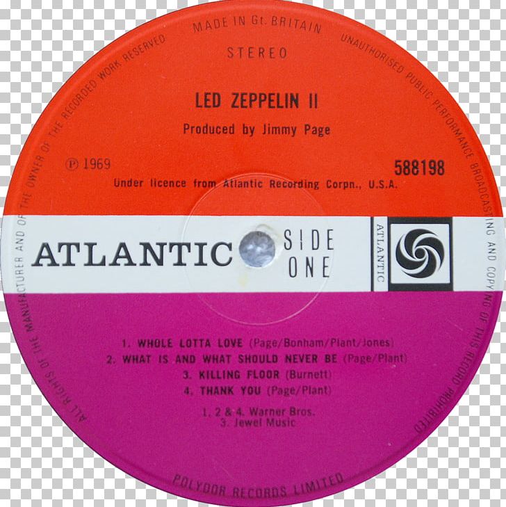 Killing Floor Led Zeppelin II The Lemon Song Compact Disc PNG, Clipart, Brand, Circle, Compact Disc, Killing Floor, Label Free PNG Download