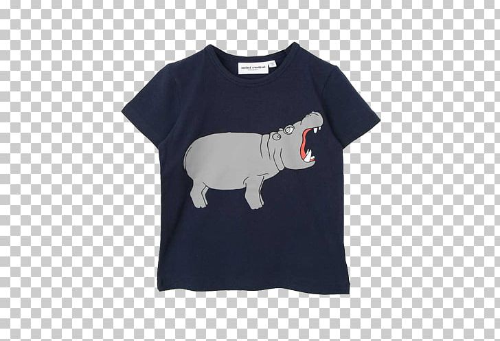 T-shirt Sleeve Shoulder Hippopotamus Mini Rodini PNG, Clipart, Animal, Blue, Clothing, Color, Cotton Free PNG Download