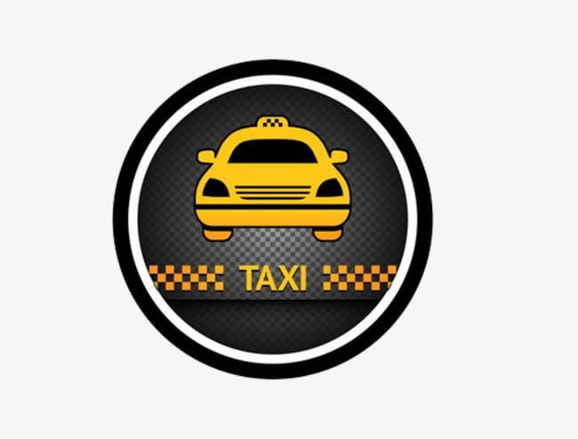 Simple Black Taxi Logo PNG, Clipart, Atmosphere, Black Clipart, Design, Logo Clipart, Simple Clipart Free PNG Download