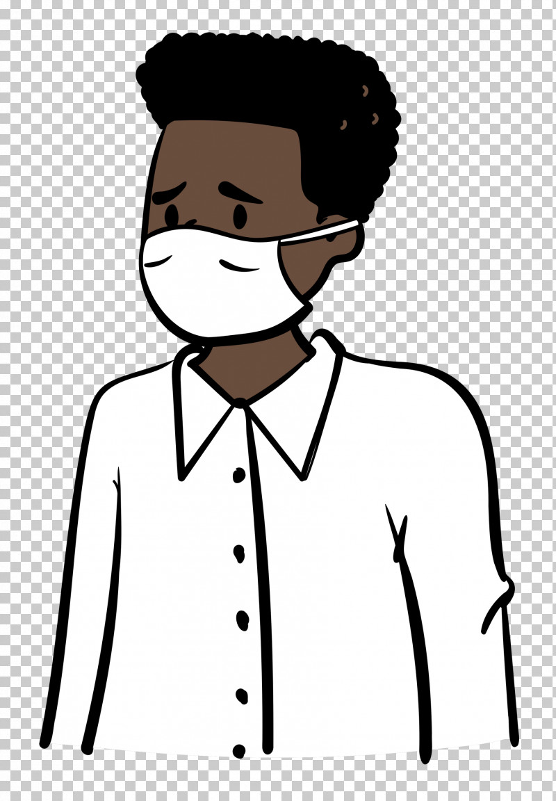 Man Medical Mask Coronavirus PNG, Clipart, Cartoon, Coronavirus, Face, Forehead, Human Free PNG Download