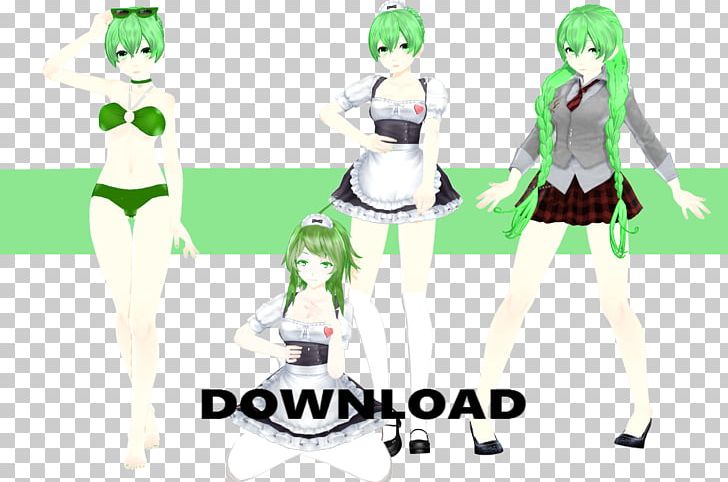 MikuMikuDance Megpoid Vocaloid Macne Nana Megurine Luka PNG, Clipart, Anime, Cartoon, Character, Chibi, Clothing Free PNG Download