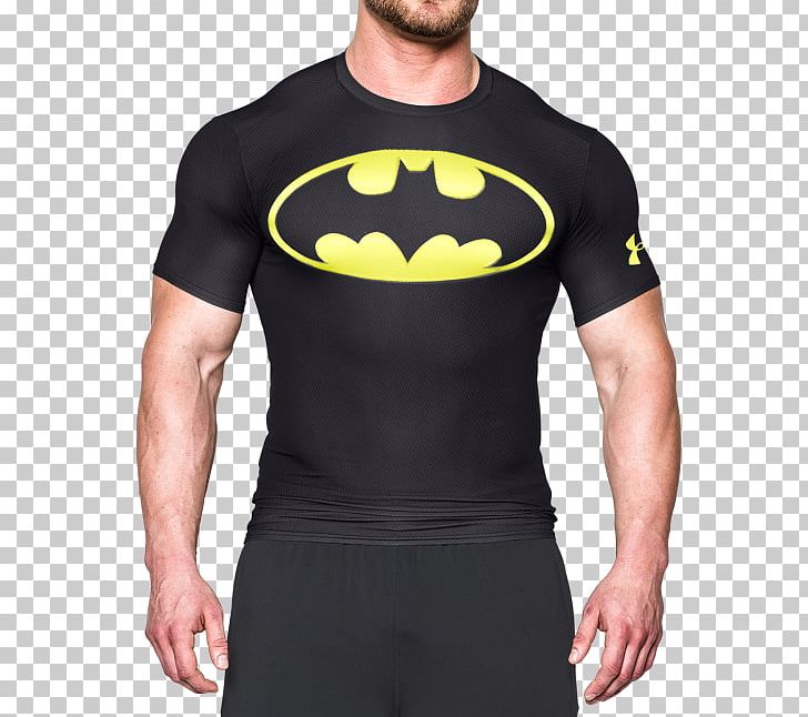T-shirt Hoodie Batman Under Armour Clothing PNG, Clipart, Alter Ego, Batman, Black, Clothing, Compression Garment Free PNG Download