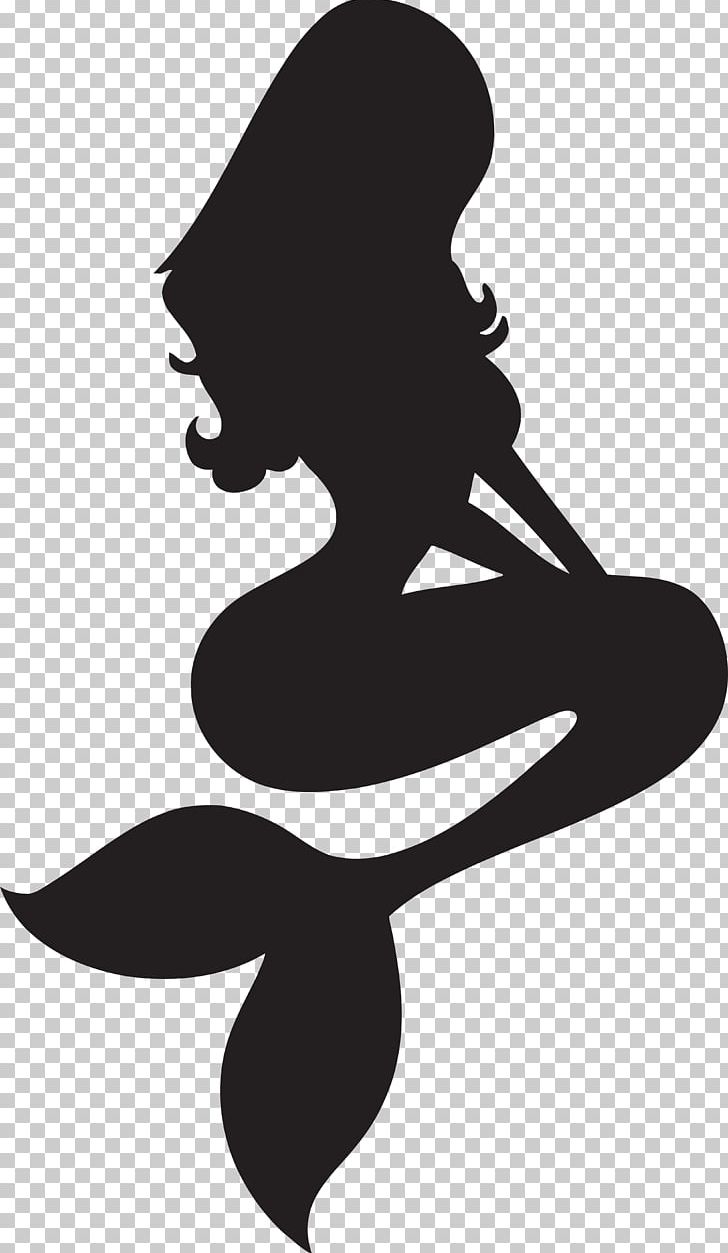 Ariel Silhouette Stencil The Little Mermaid PNG, Clipart, Ariel, Art, Black, Black And White, Decal Free PNG Download