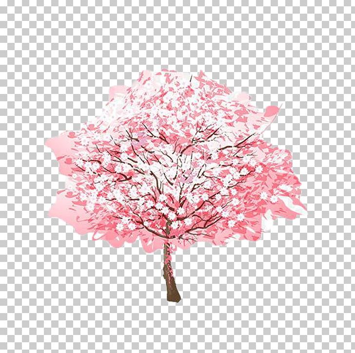 Cherry Blossom Tree PNG, Clipart, Beautiful Handpainted Cherry Tree, Blossom, Branch, Cherry, Dream Free PNG Download