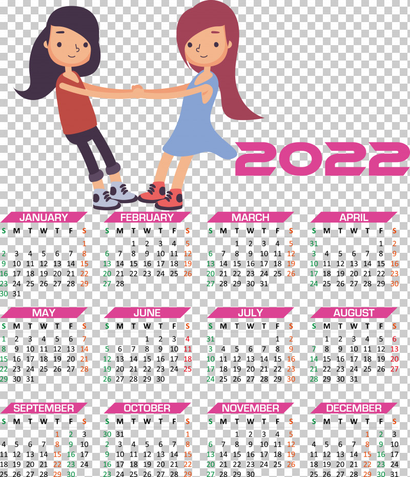 2022 Calendar Year 2022 Calendar Yearly 2022 Calendar PNG, Clipart, Cartoon, Flat Design, Tempo, Time, Vector Free PNG Download