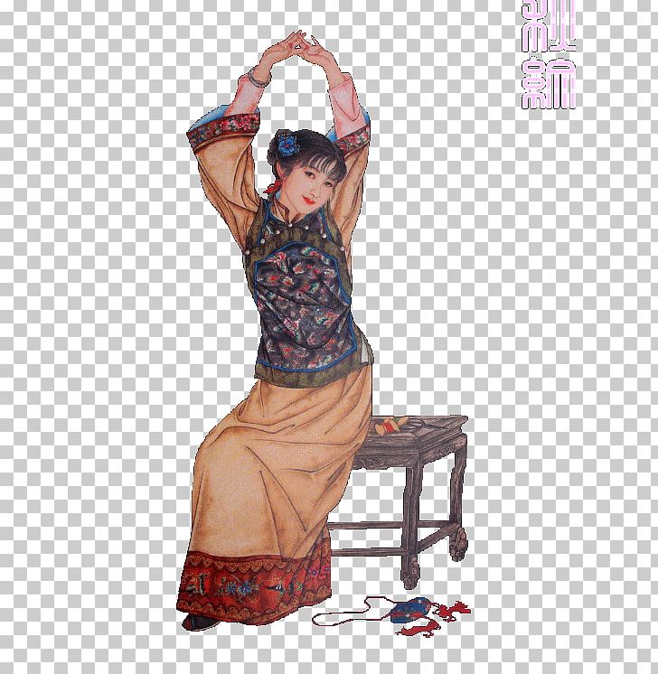 Dream Of The Red Chamber Tang Dynasty Water Margin Qing Dynasty 秋紋 PNG, Clipart, Abdomen, Art, Chinese Painting, Costume, Costume Design Free PNG Download