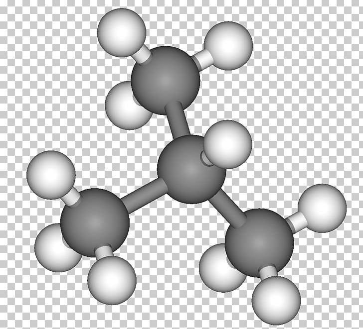 Isobutane Alkane Refrigerant Isomer PNG, Clipart, Alkane, Atom, Black And White, Butane, Butene Free PNG Download